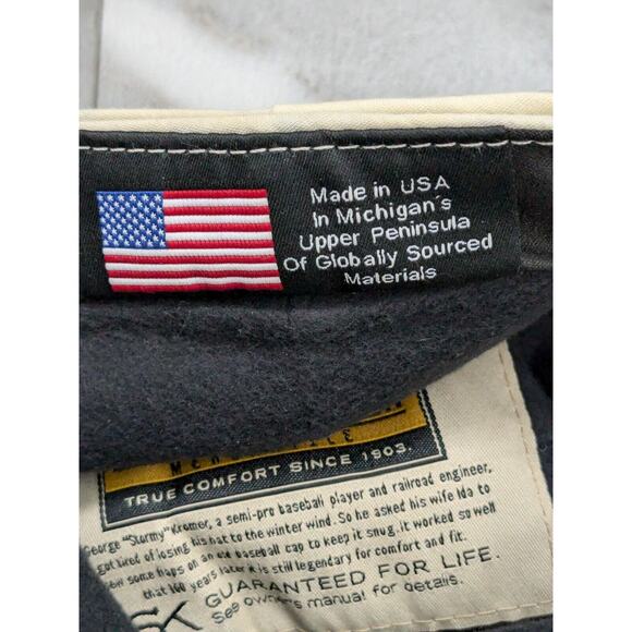 Stormy Kromer Ida Hat Womens 7 Winter Flower Plaid USA Midwest Wool Classic - Picture 5 of 9